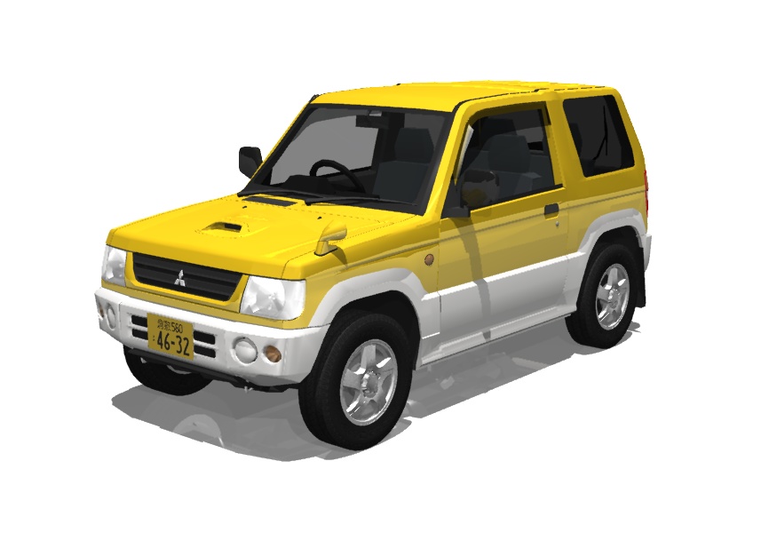 1998年型三菱・パジェロミニ風軽SUV