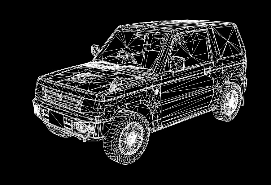 1998年型三菱・パジェロミニ風軽SUV