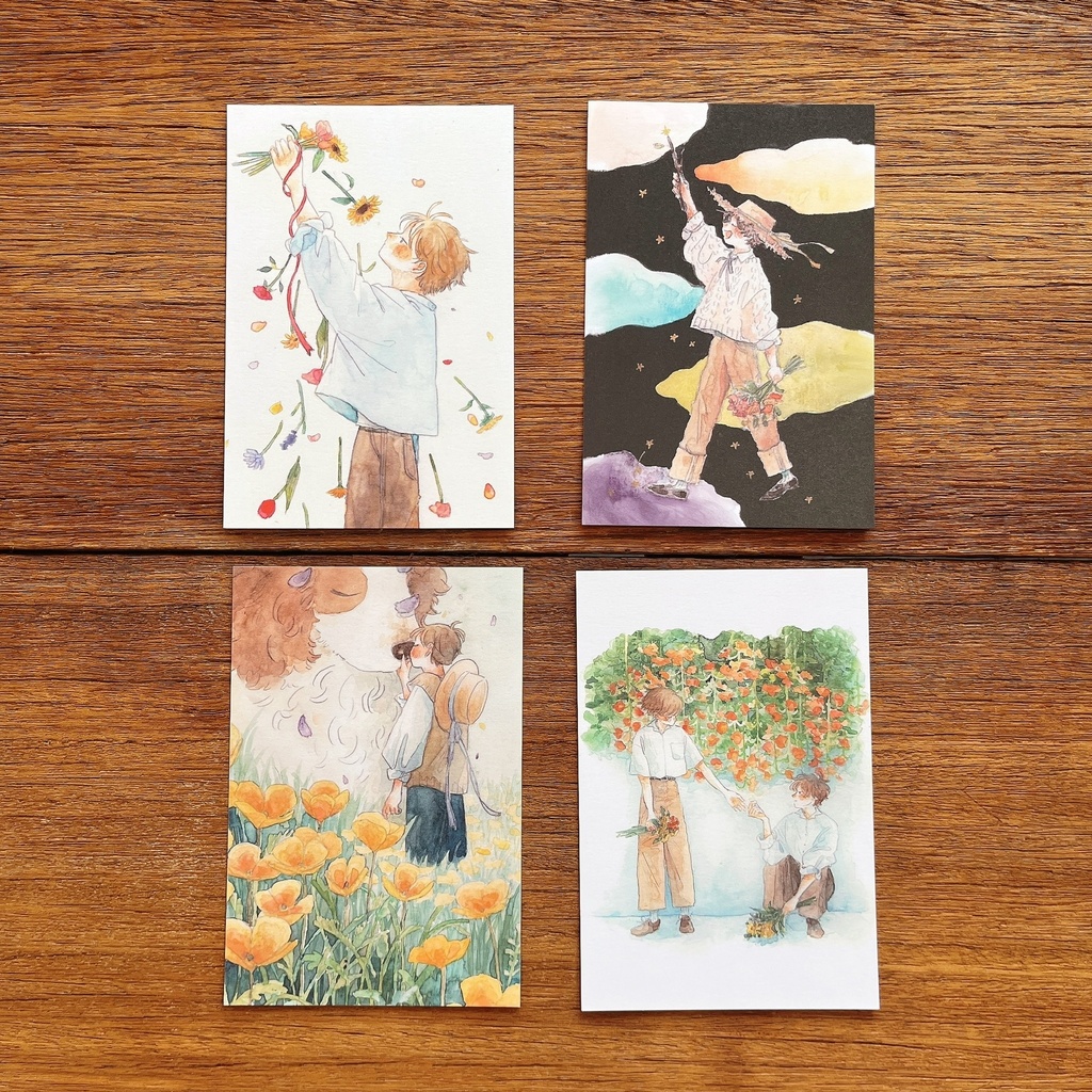 「ポストカードセットF」たけぞえかな