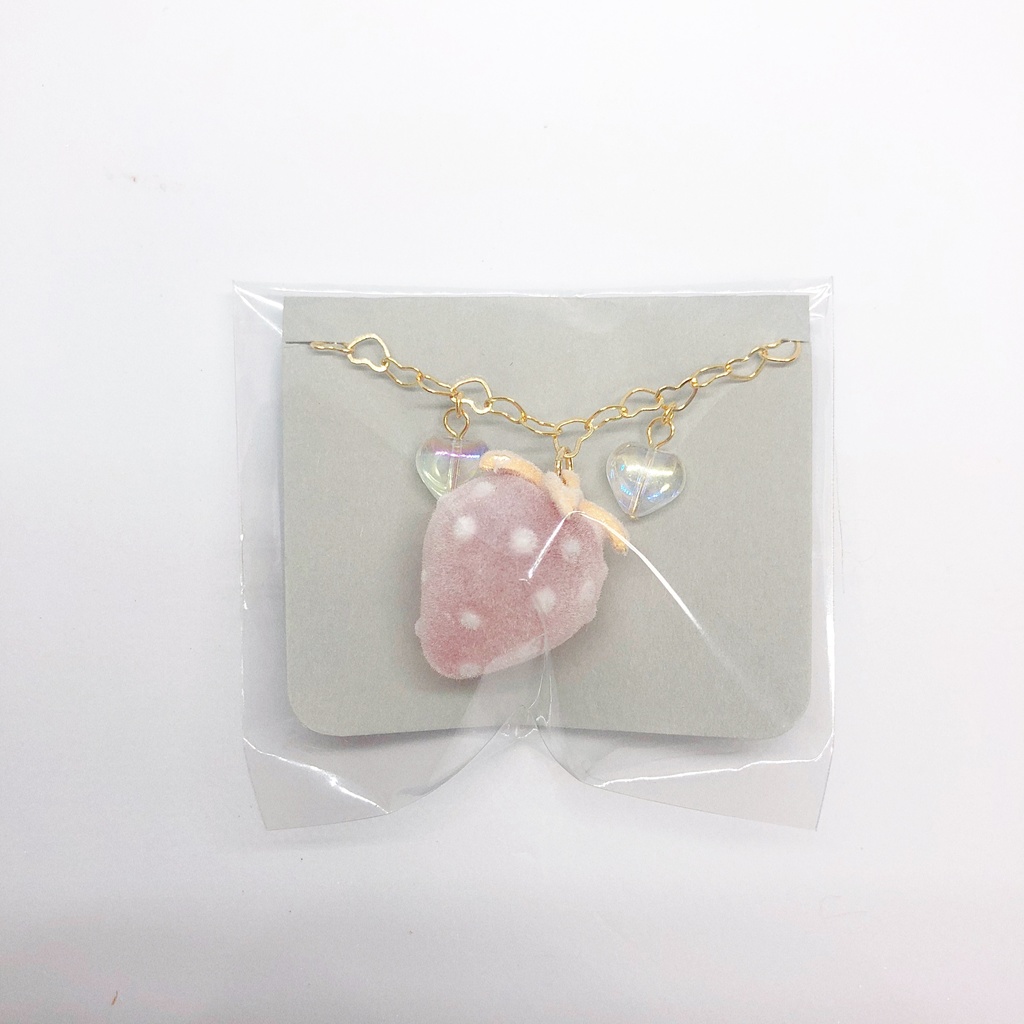 おっきないちご ぬい用ネックレス