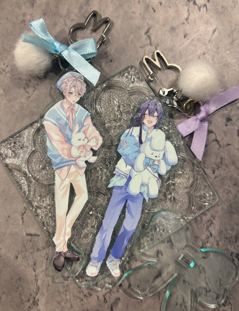 リボンとうさぎのアクスタ