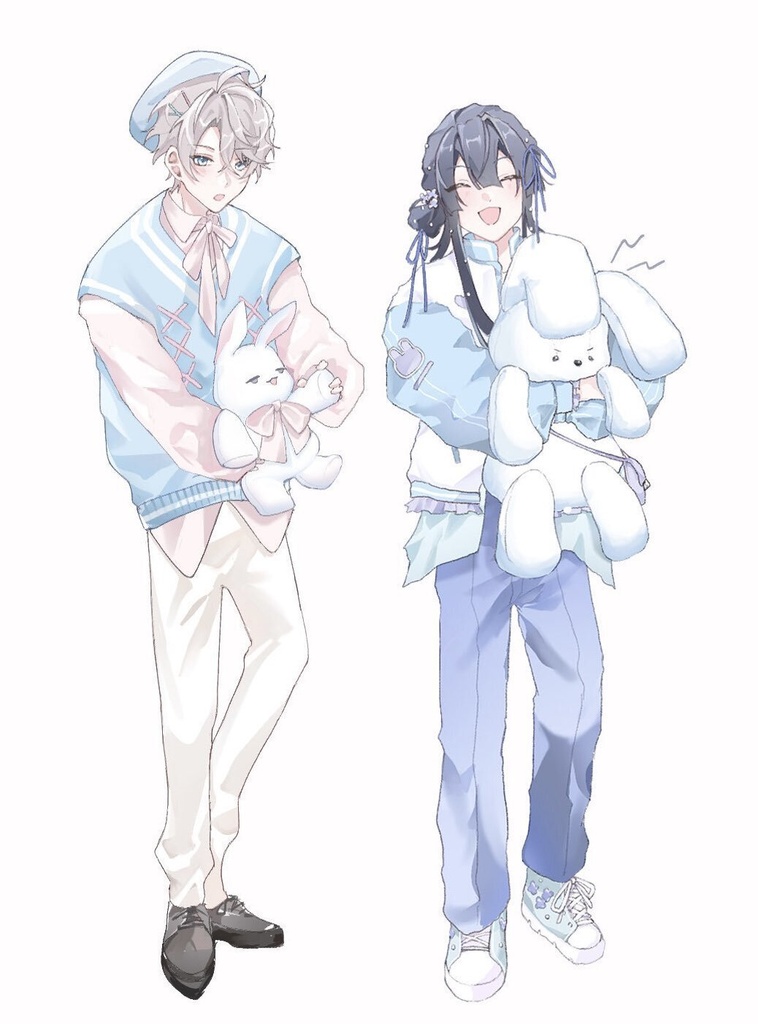 リボンとうさぎのアクスタ
