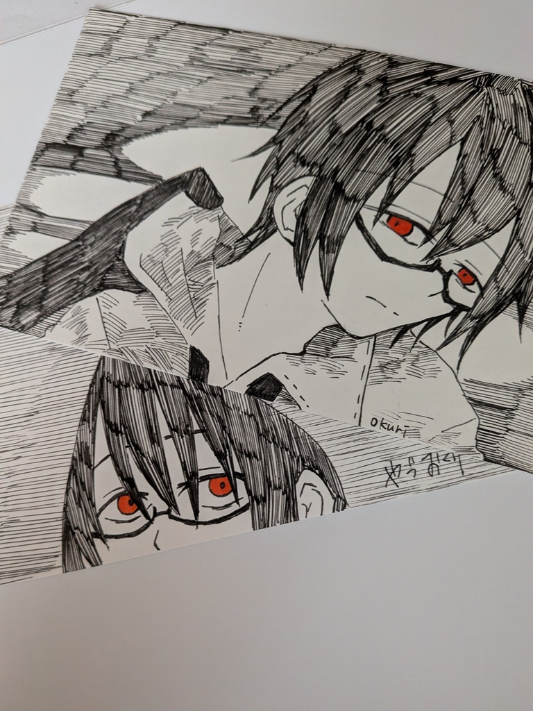 アナログ原画（一次創作）
