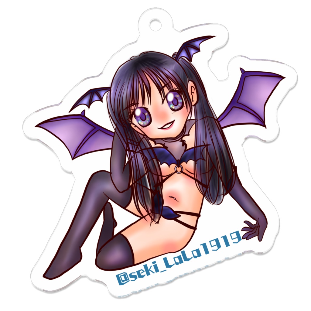 サキュバスエルちゃん アクキー