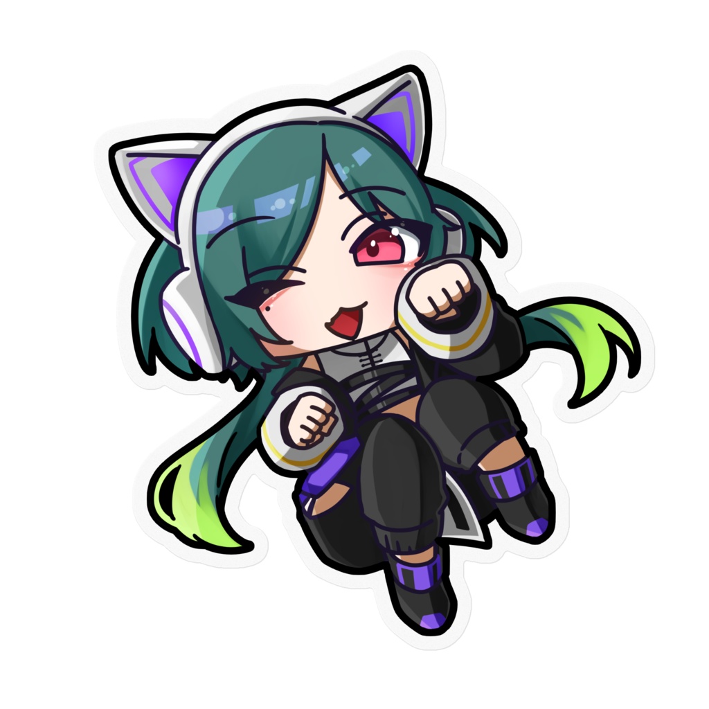 ねこっぽナズ＝ステッカー