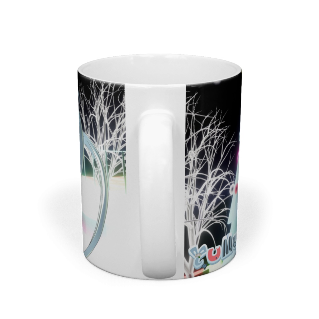 【バーチャルアイドルYUMU】ホワイトクリスマスマグカップ タイプB