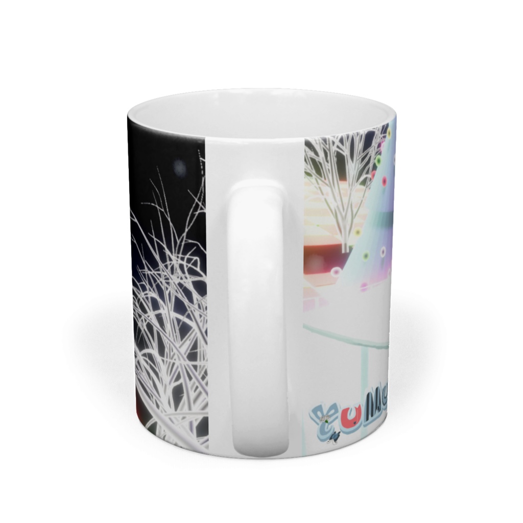 【バーチャルアイドルYUMU】ホワイトクリスマスマグカップ タイプA