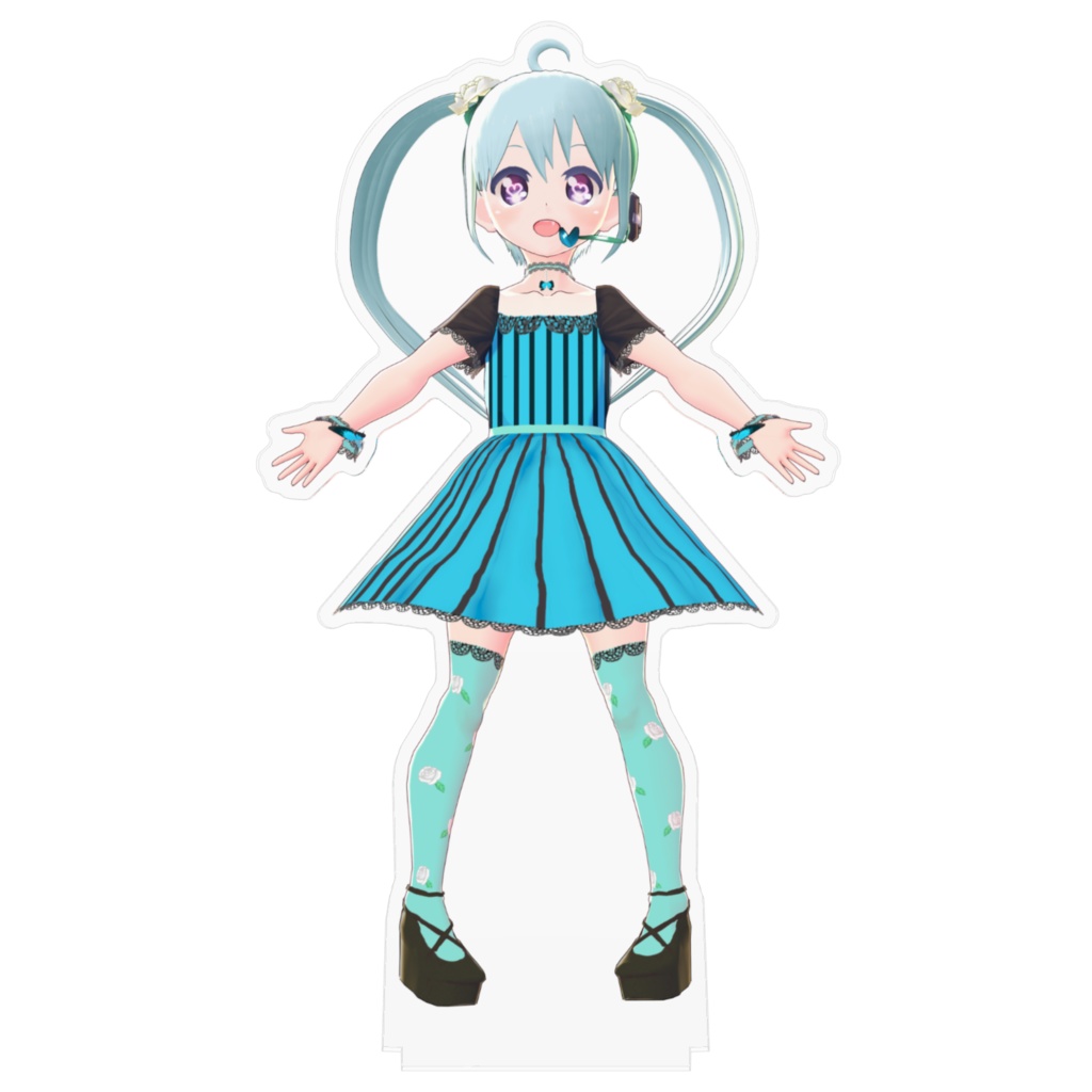 【バーチャルアイドルYUMU】アイドルデビューコーデ アクリルフィギュア