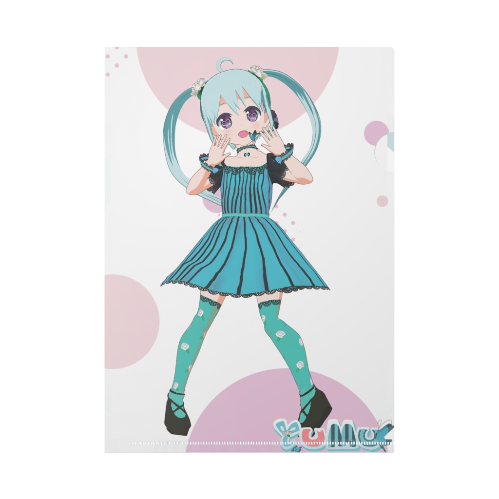 【4周年記念グッズ】YUMU(アイドルデビューコーデ) クリアファイル A4(表裏印刷あり)