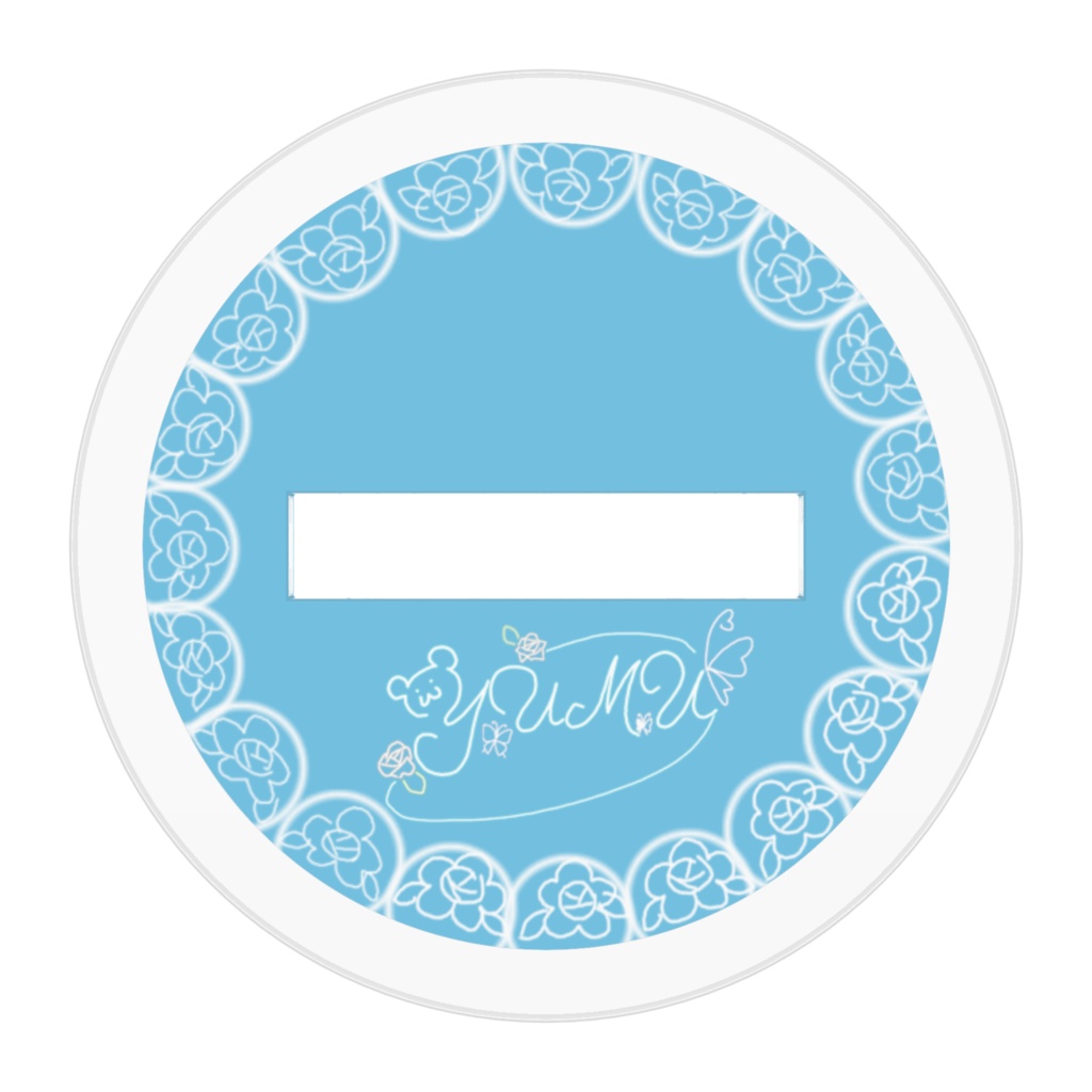 【4周年記念グッズ】YUMUアクリルフィギュア(ホワイトローズピュアドレスコーデ)