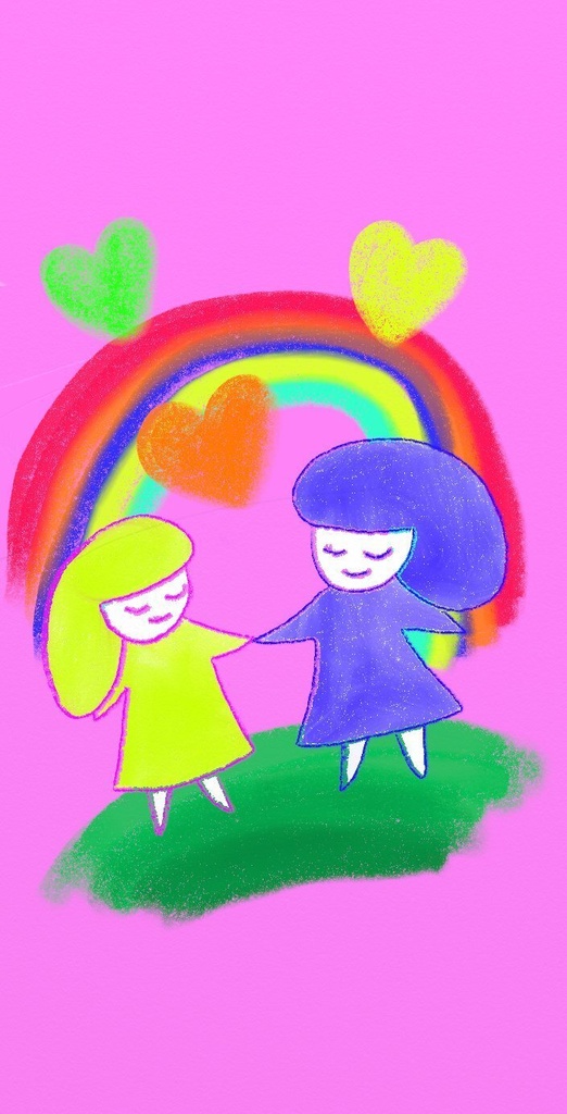 【Free】Love＆Peace【イラスト】