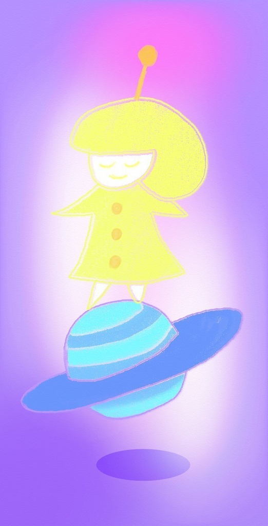 【Free】電波ちゃん【イラスト】