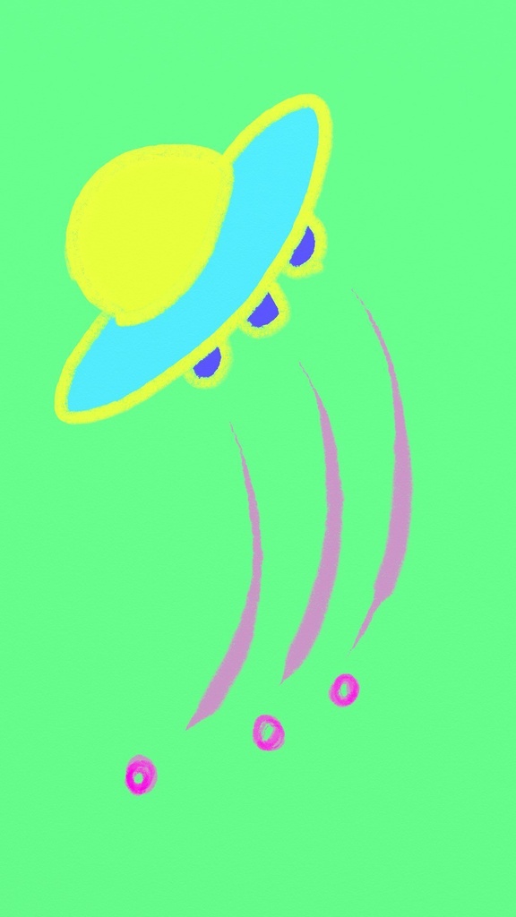 【Free]】UFO【イラスト】