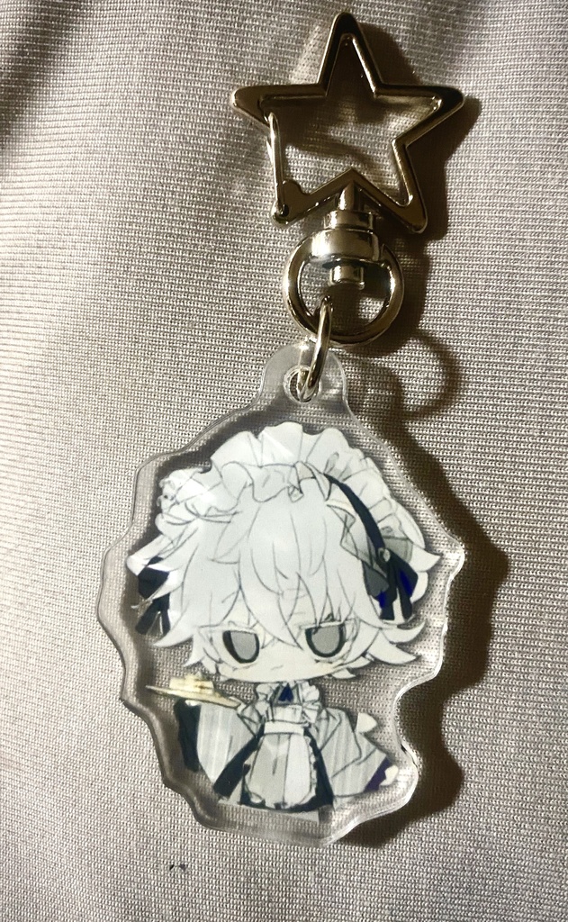 【02ｸﾝ】メイド服ver. アクリルキーホルダー