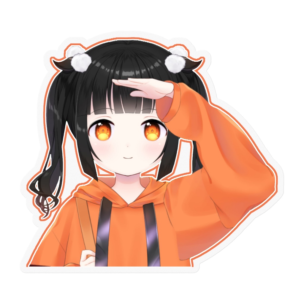 パーカーもみじ ステッカー