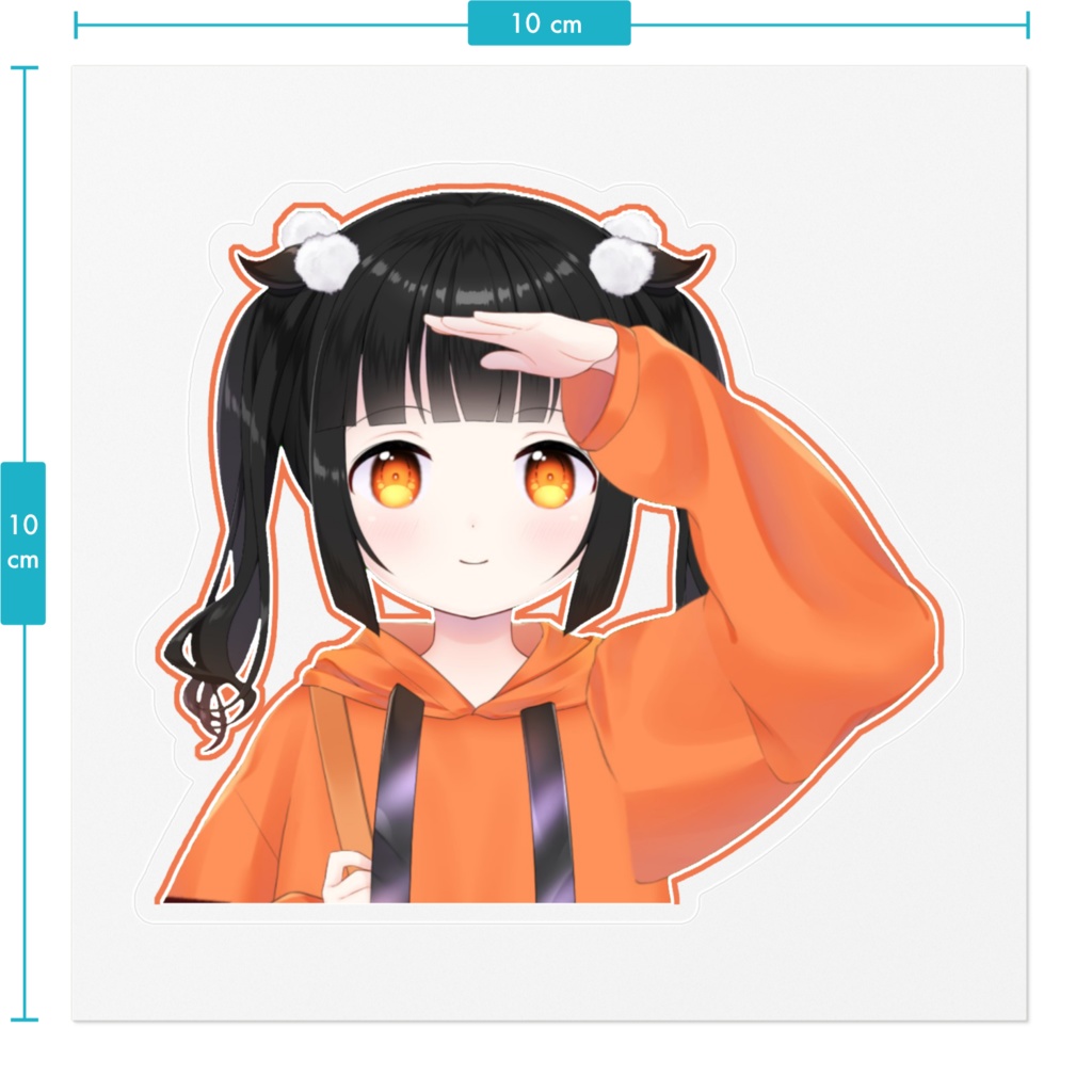 パーカーもみじ ステッカー