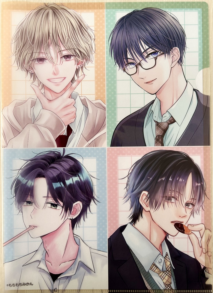 クリアファイル、クリアしおり、ポストカード4枚の全部セット