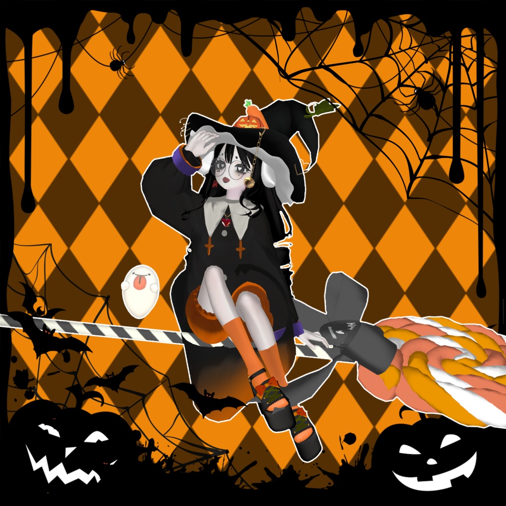 【無料版有】Halloween pose set/AFK适用