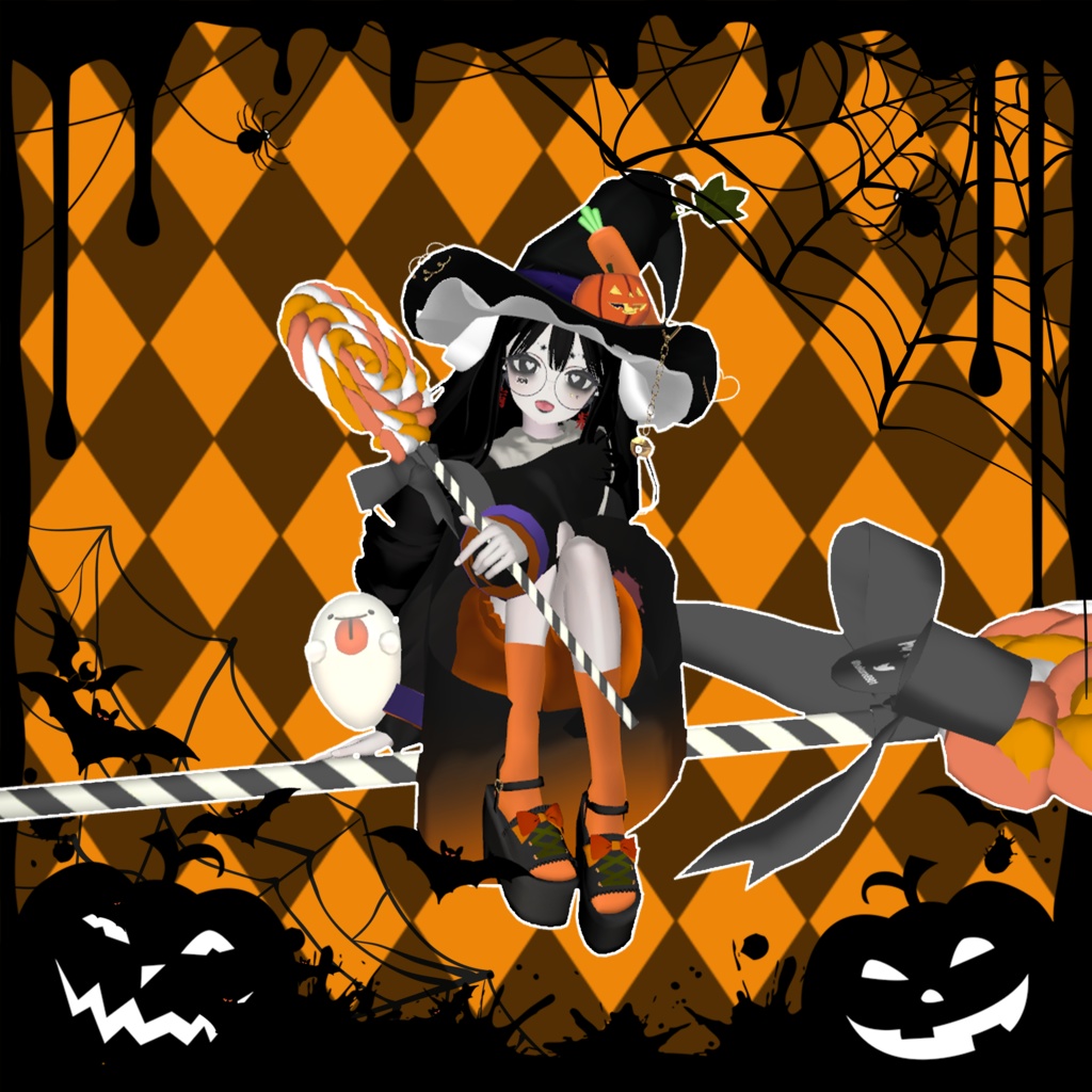 【無料版有】Halloween pose set/AFK适用