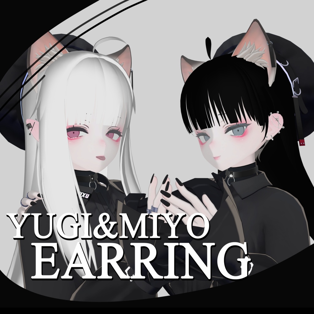【ユギ&ミヨ対応】Cross Earring for YUGI&MIYO