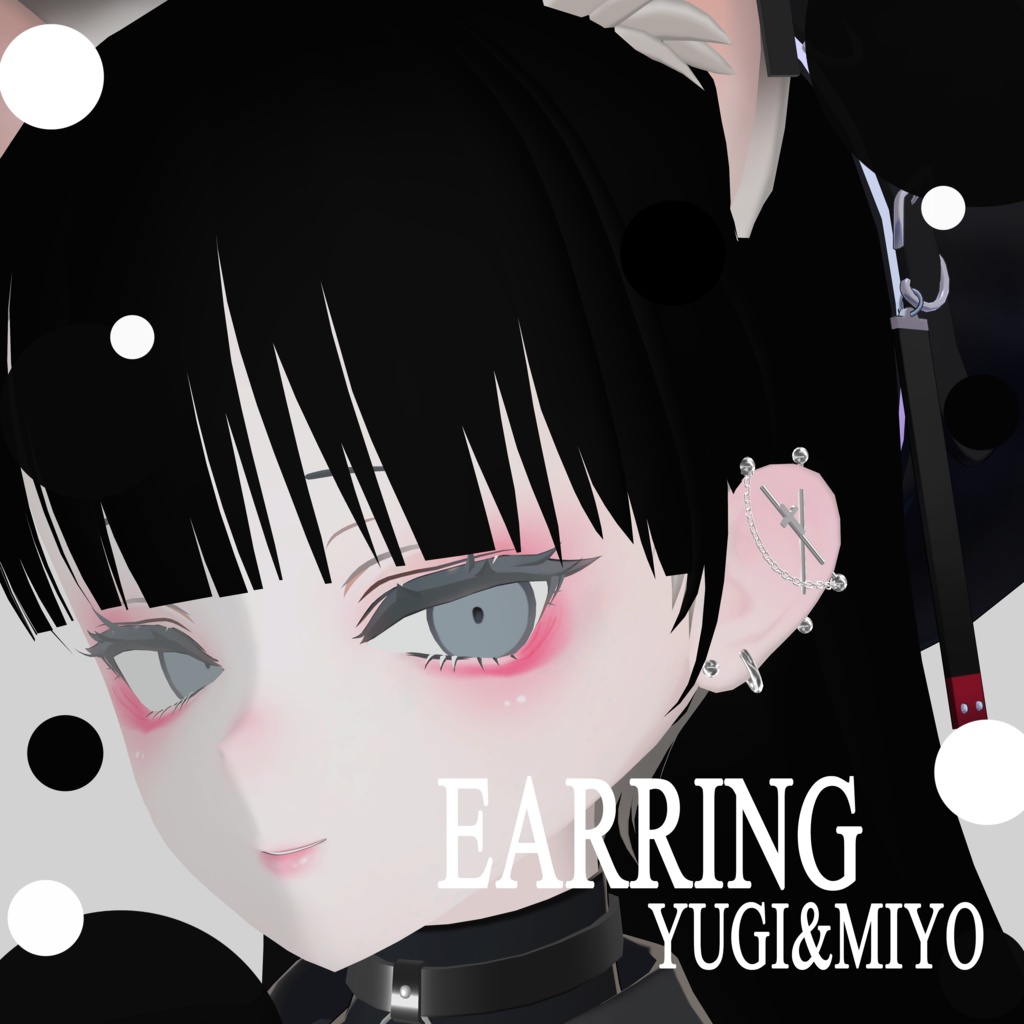 【ユギ&ミヨ対応】Cross Earring for YUGI&MIYO