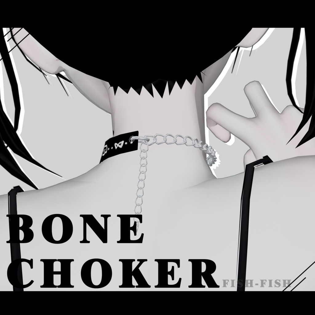 【VRChat向】PUPPY Bone Choker For Grus、Selestia、YUGI&MIYO