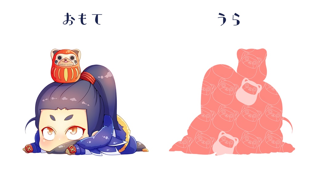 アクリル根付け 2種