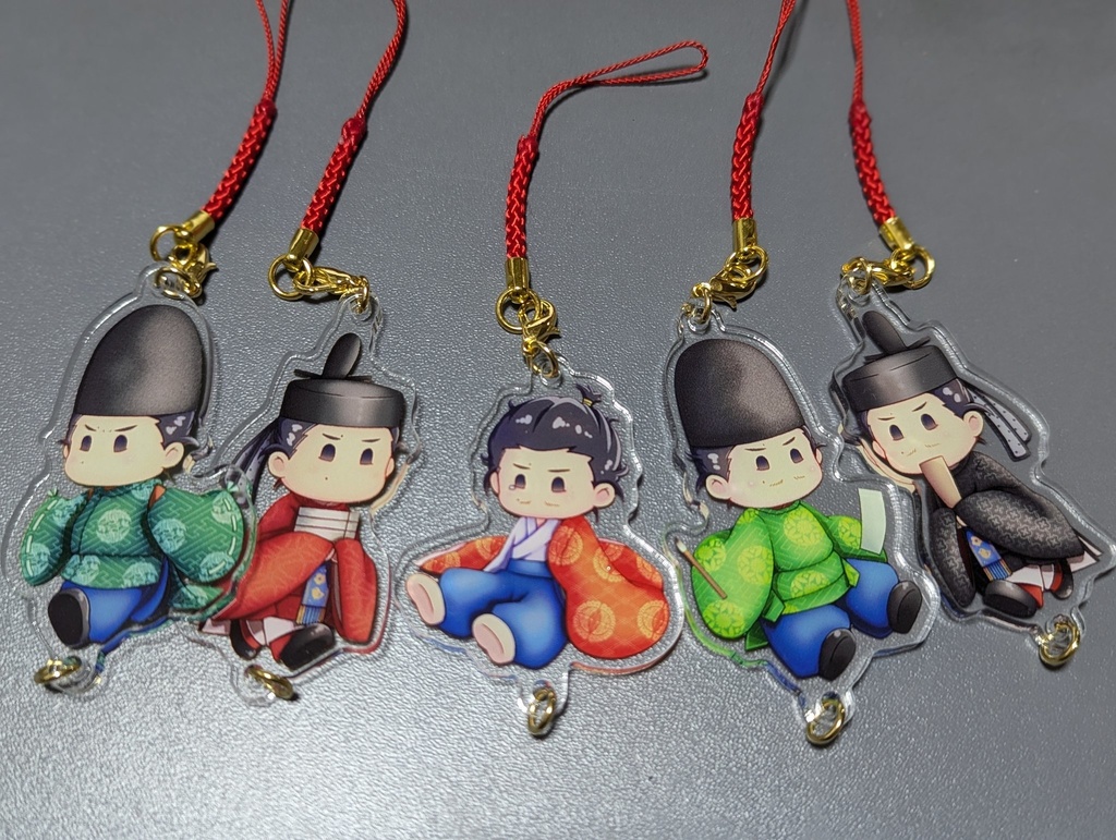 兼ぬいアクリルキーホルダー　５種セット