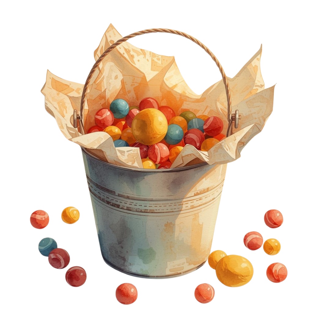 水彩アンティークの可愛いハロウィンクリップアートセット(全10種類)