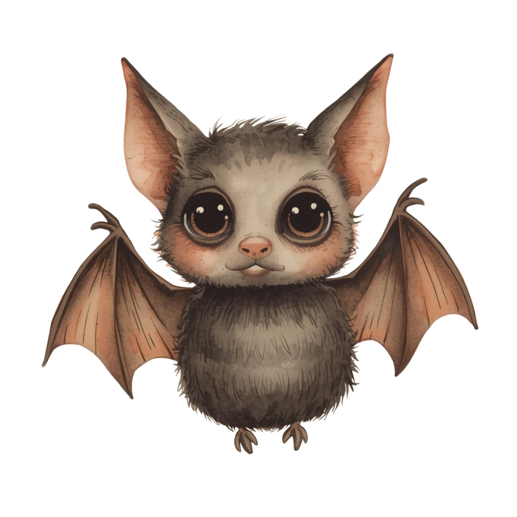 水彩アンティークの可愛いハロウィンクリップアートセット(全10種類)