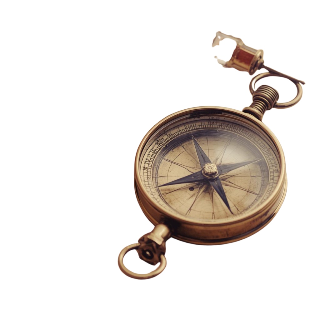 「アンティーク文房具の水彩クリップアート(暖色系)」