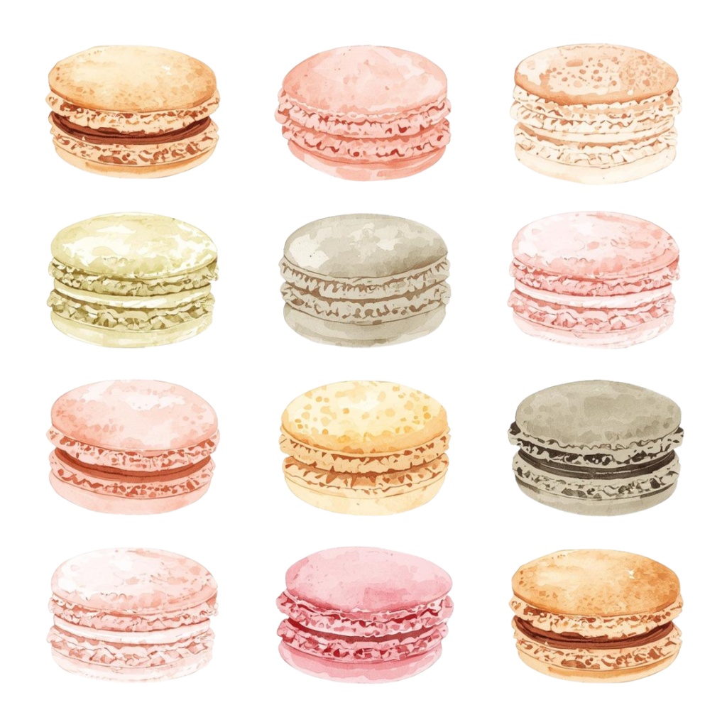 🍴 食べ物シリーズ 水彩画アンティークプロンプト(全10種類)