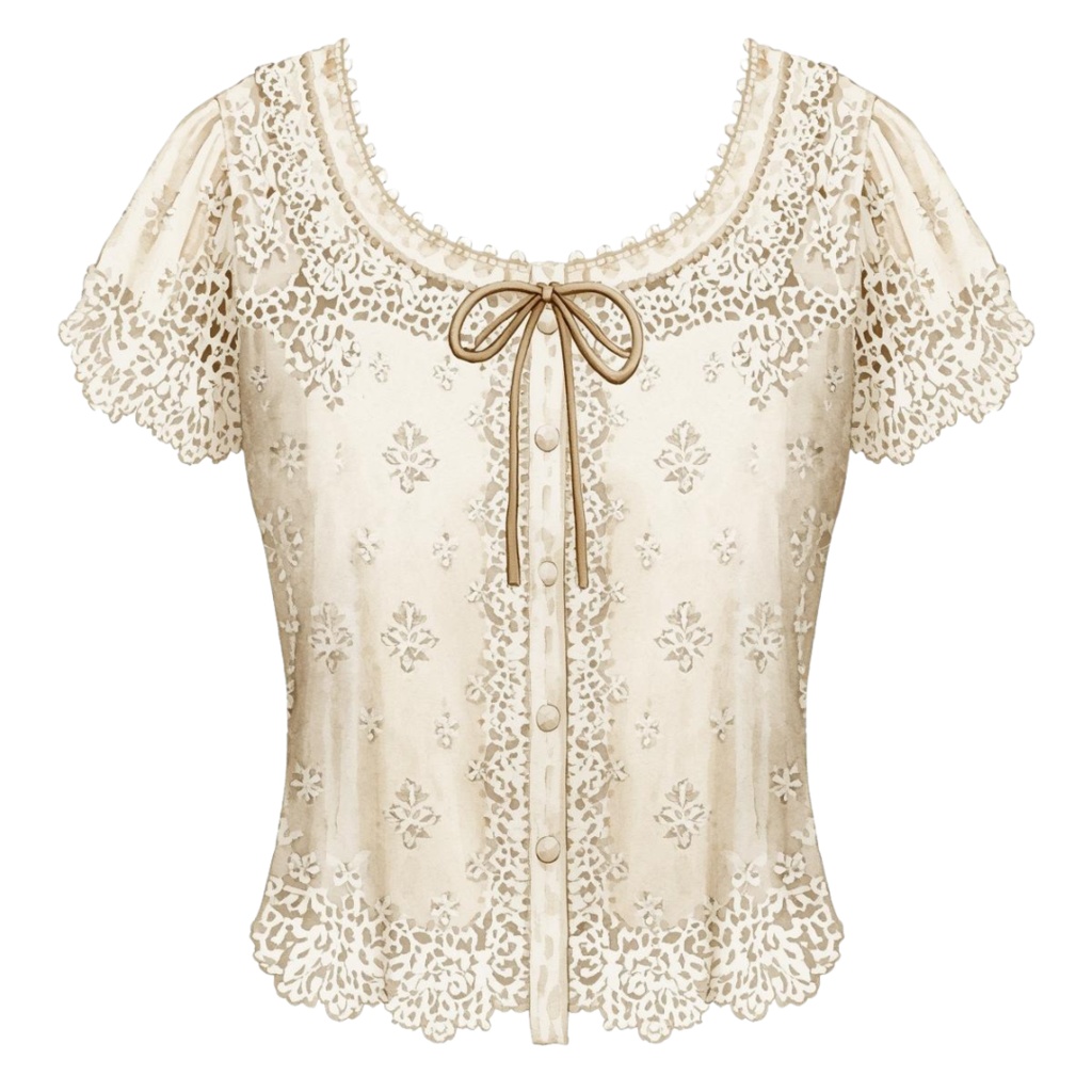 アンティーク水彩 洋服シリーズ