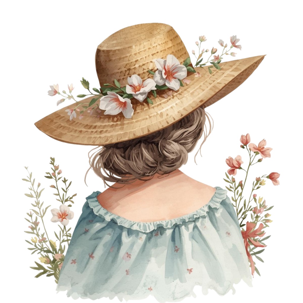 アンティーク水彩 洋服シリーズ