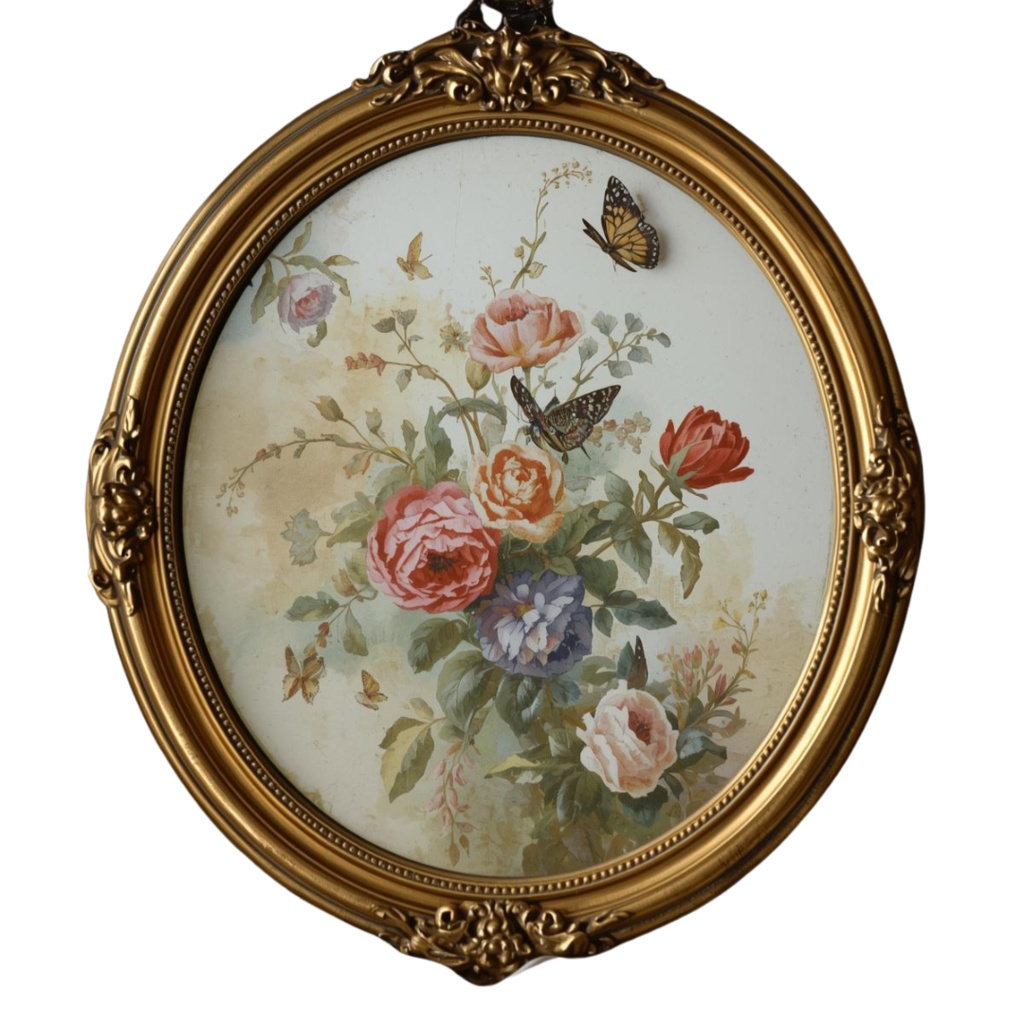 「アンティーク水彩コスメクリップアートセット(全10種類)」