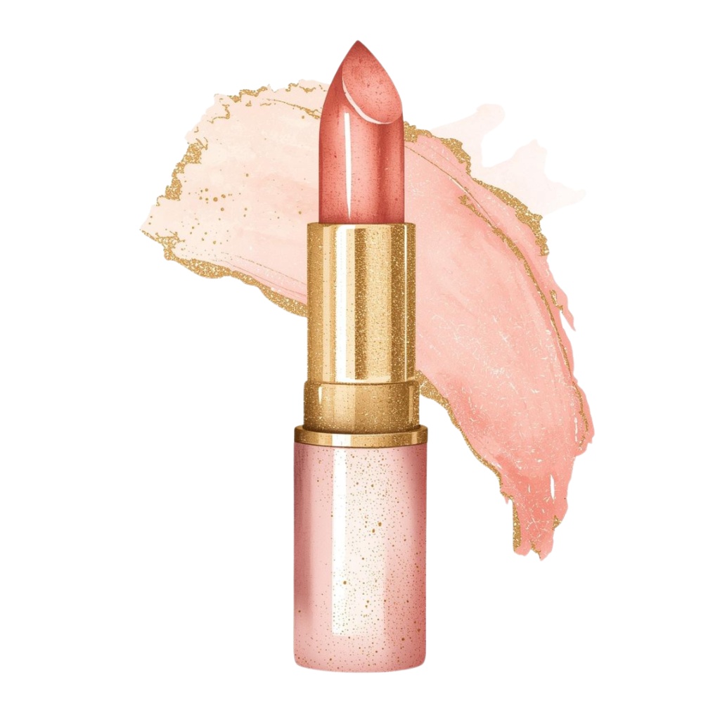 「アンティーク水彩コスメクリップアートセット(全10種類)」