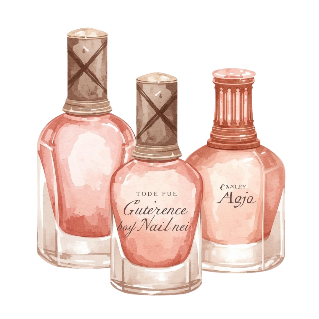 「アンティーク水彩コスメクリップアートセット(全10種類)」