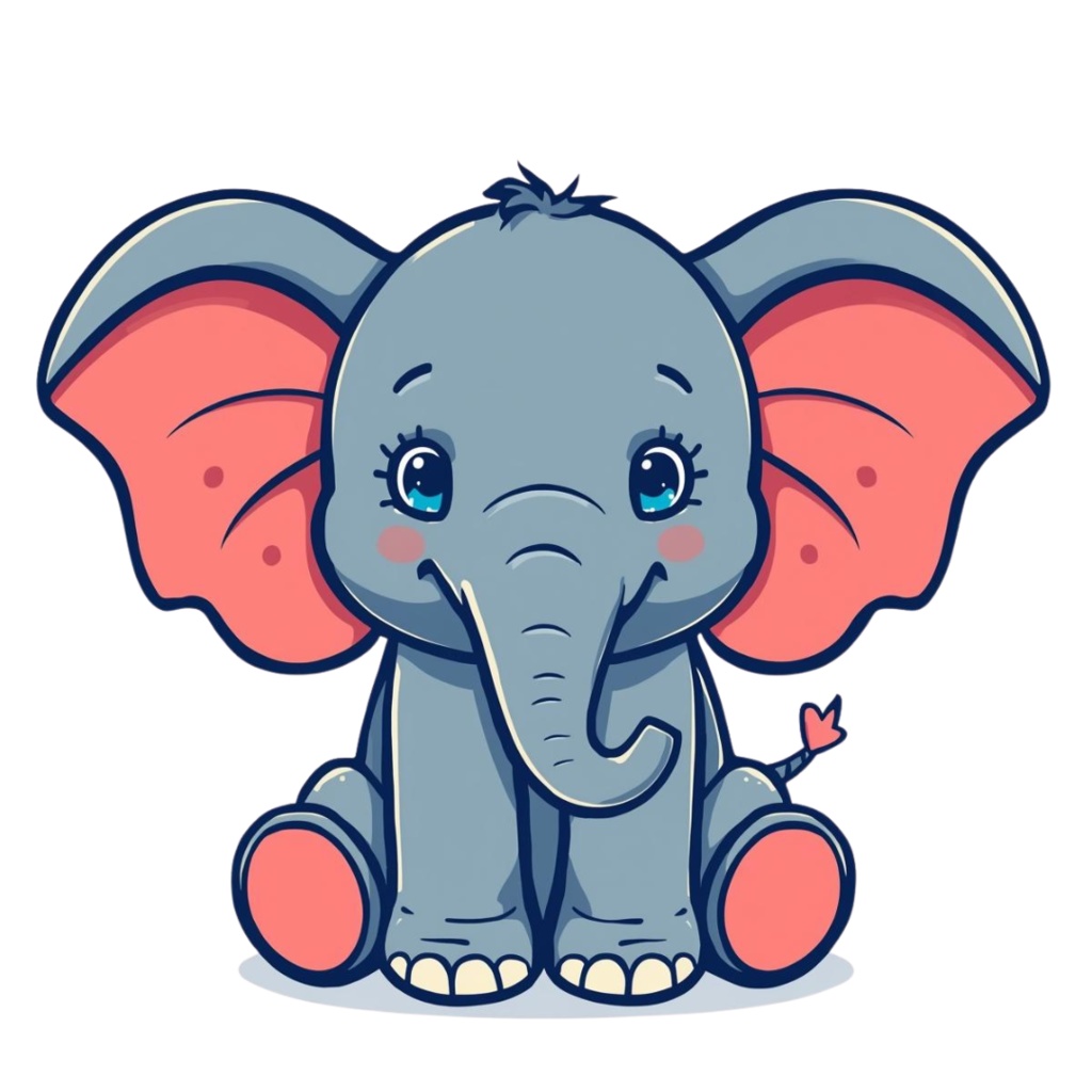 カラフルPOPアニマルコレクション|可愛いクリップアート素材