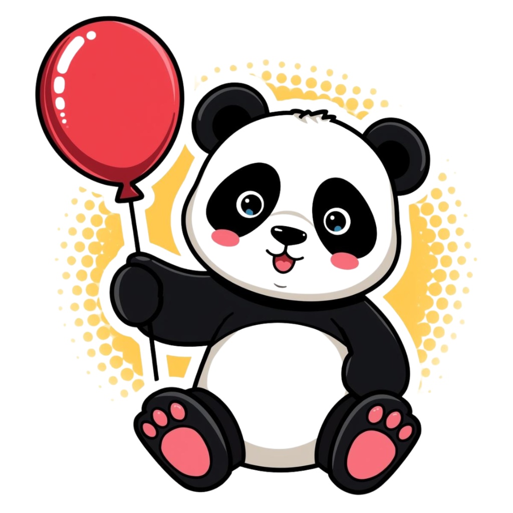 カラフルPOPアニマルコレクション|可愛いクリップアート素材