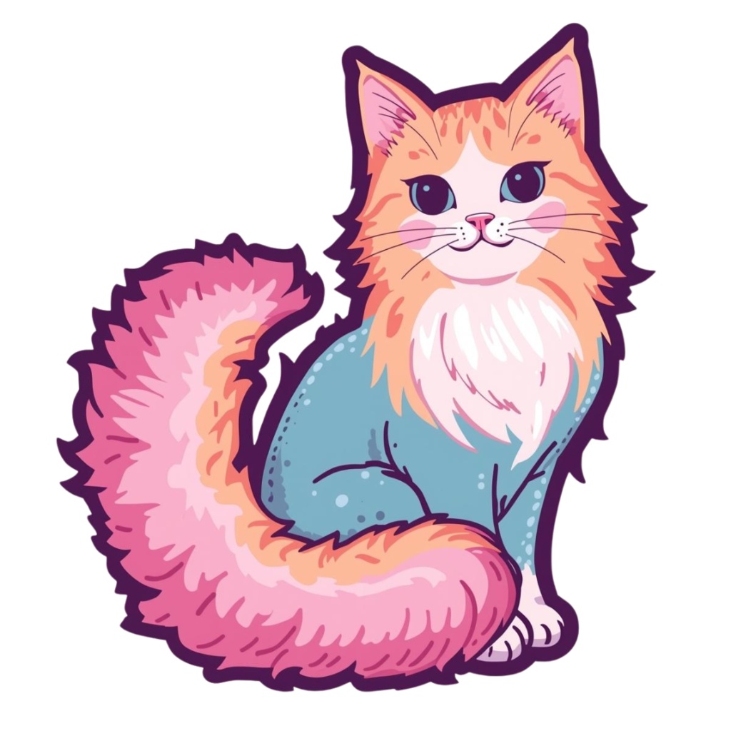 カラフルPOPアニマルコレクション|可愛いクリップアート素材