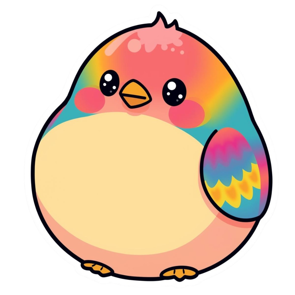 カラフルPOPアニマルコレクション|可愛いクリップアート素材