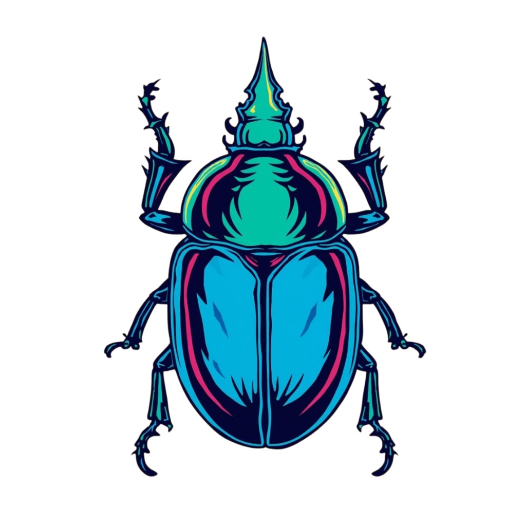 カラフルで可愛いポップ昆虫シリーズ(全10種類)