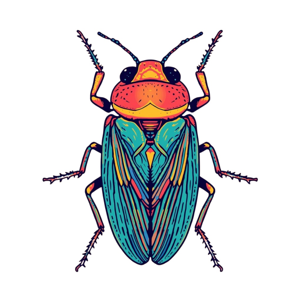 カラフルで可愛いポップ昆虫シリーズ(全10種類)