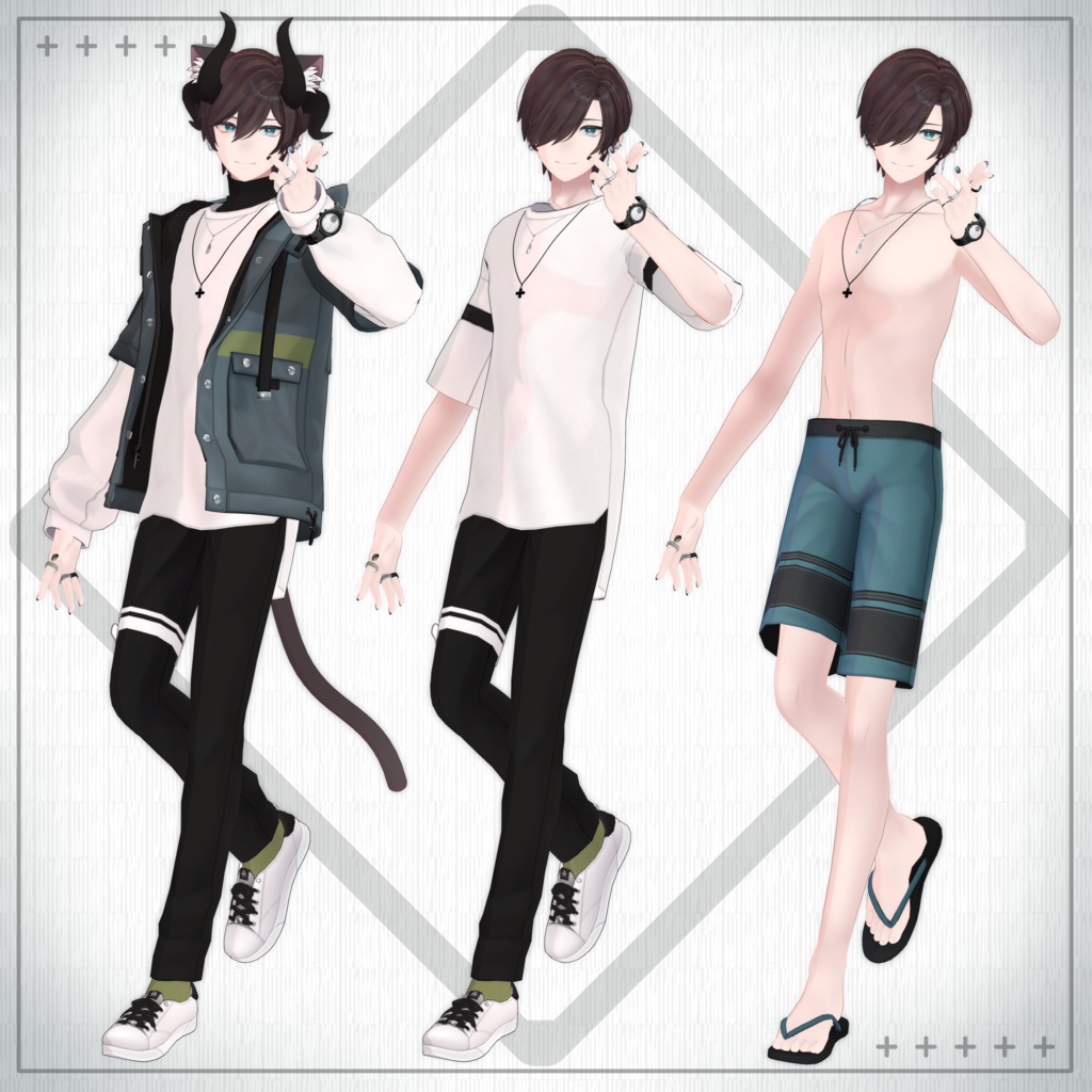 【オリジナル3Dモデル】碼希-まき-