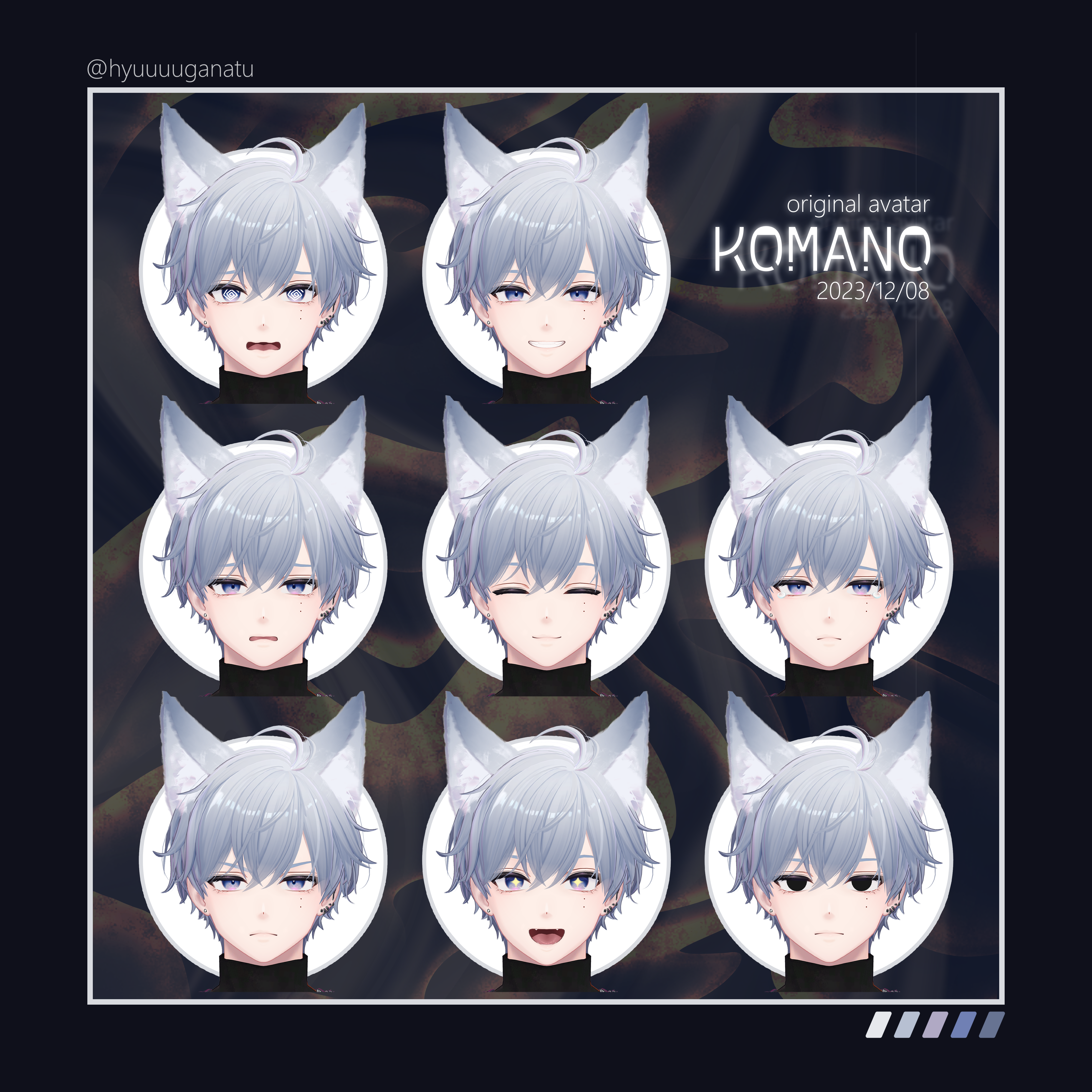 【オリジナル3Dモデル】狛乃-Komano- - ひゅうがなつみかん - BOOTH