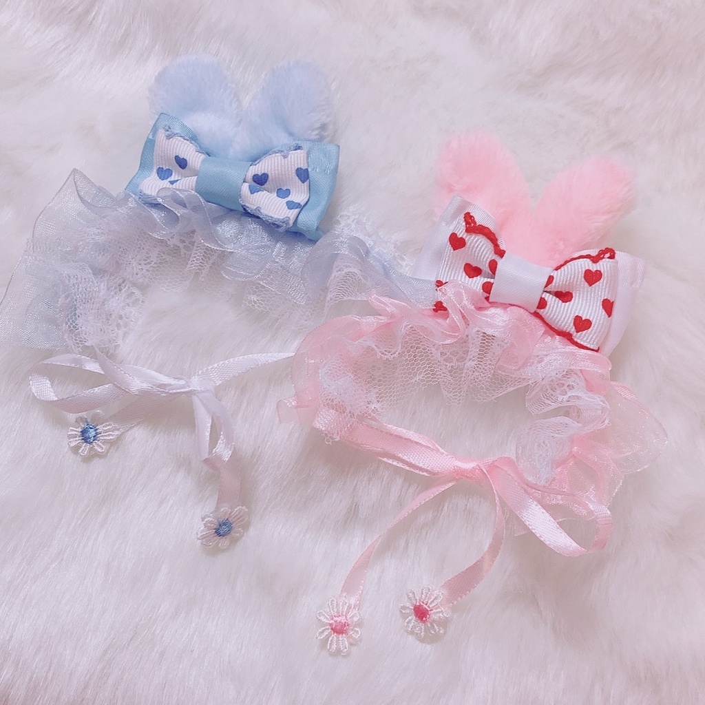 うさみみ ハートおリボン ヘッドドレス