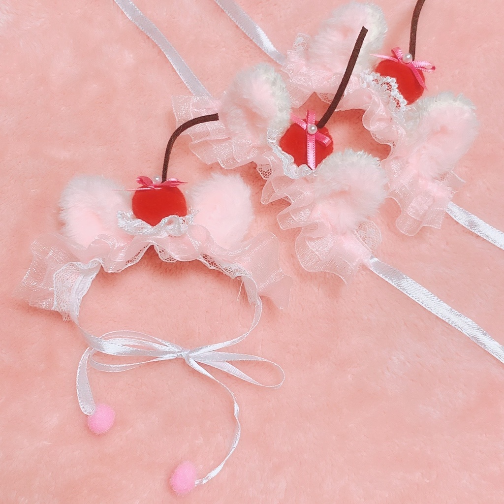 ホイップチェリーキャット ヘッドドレス