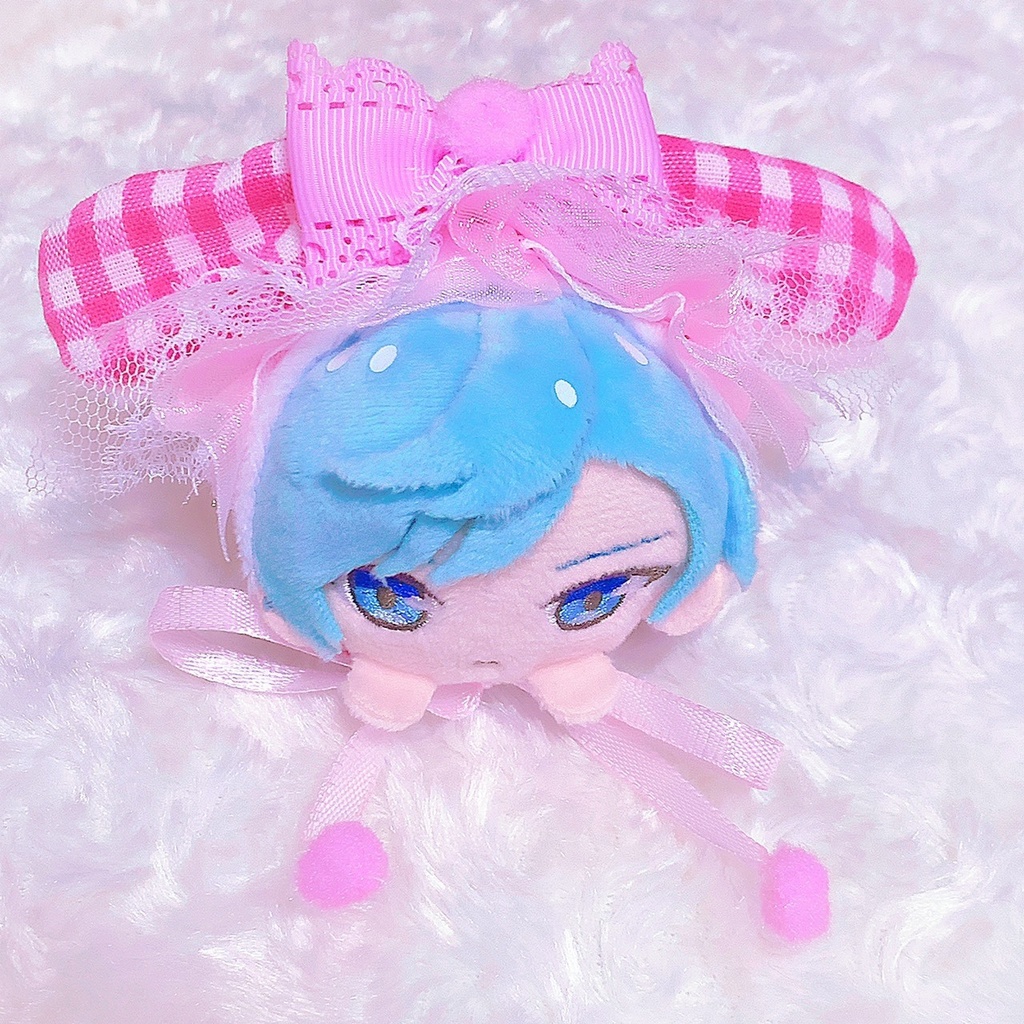 ギンガムチェックうさみみヘドレ