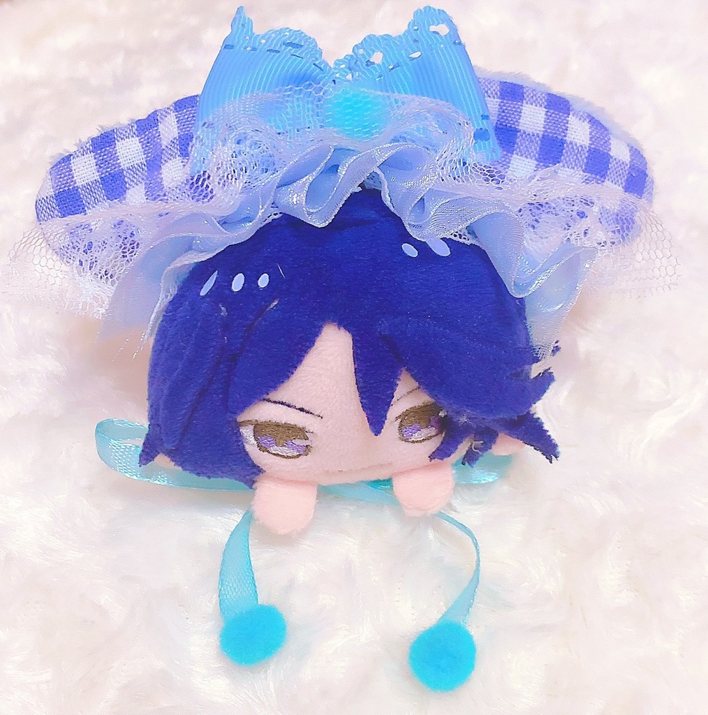 ギンガムチェックうさみみヘドレ