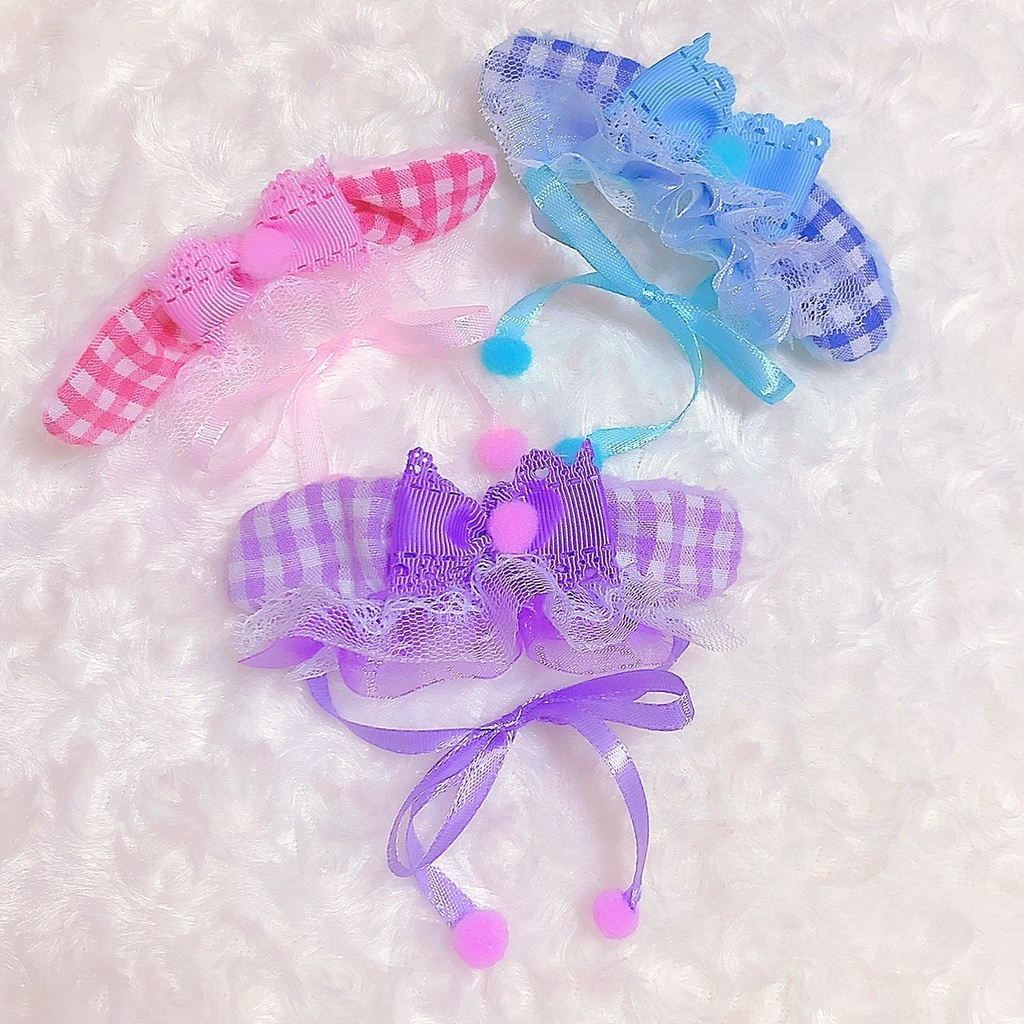 ギンガムチェックうさみみヘドレ